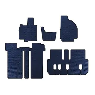 Tappetini EVA (3 File, 6 Posti, Blu)