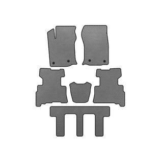 Tappetini EVA (3 File, 2014-2024, 7 Posti, Grigio) Toyota 4Runner 2009-2024