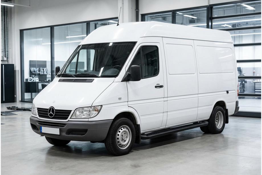 Mercedes Sprinter W901/902/903/904/905 1995–2006 Pedane Laterali Allmond Black (2 pz, Alluminio) Image