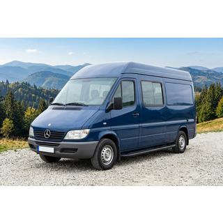 Pedane Laterali Bosphorus Black (2 pz, Alluminio) Mercedes Sprinter W901/902/903/904/905 1995–2006 foto 1