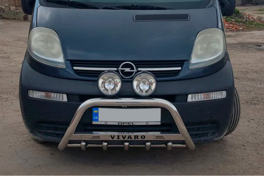 Opel Vivaro 2001–2015 Parabullbar WT003-4 (Acciaio Inox) Senza Scritta Foto 9
