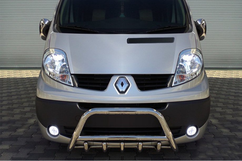 Opel Vivaro 2001–2015 Parabullbar WT003-4 (Acciaio Inox) Senza Scritta Foto 3