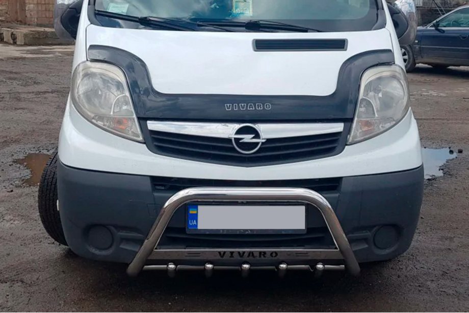 Opel Vivaro 2001–2015 Parabullbar WT003-4 (Acciaio Inox) Senza Scritta Foto 2
