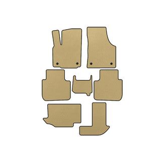 Tappetini EVA (3 File, 7 Posti, Beige)