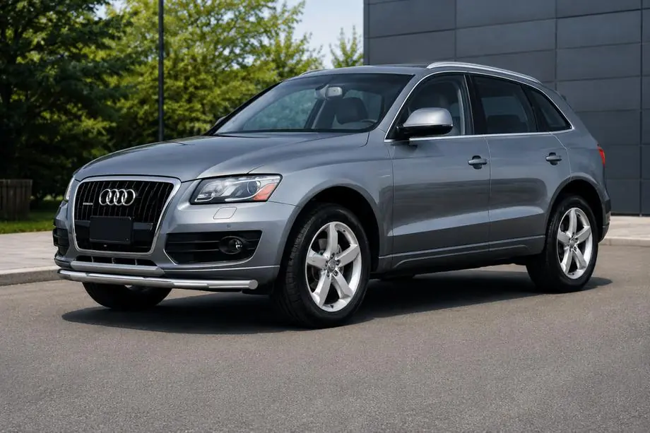 Audi Q5 2008-2017 Protezione Anteriore ST008 (Acciaio Inox) Image