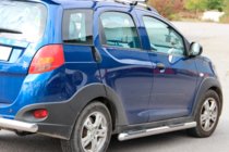 Chery Beat 2009-2015 Tubi Laterali (2 pz, Acciaio Inox) foto 2