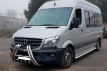 Mercedes Sprinter W906 2006–2018 Parabullbar F1-01 (2013-2018, Acciaio Inox) foto 3
