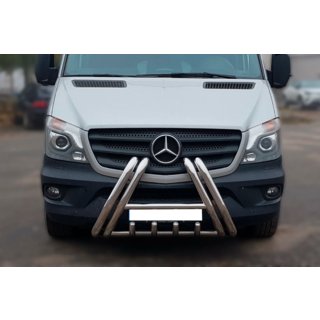 Parabullbar F1-01 (2013-2018, Acciaio Inox) Mercedes Sprinter W906 2006–2018 foto 1