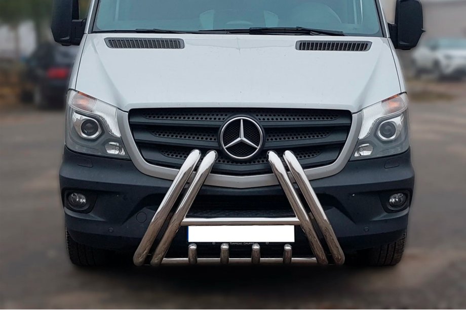 Mercedes Sprinter W906 2006–2018 Parabullbar F1-01 (2013-2018, Acciaio Inox) Image