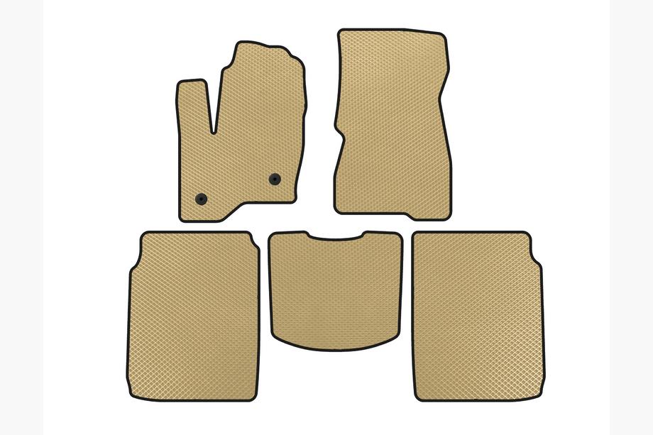 Ford Flex 2009-2019 Tappetini EVA (2 File, 2013-2019, Beige) Image