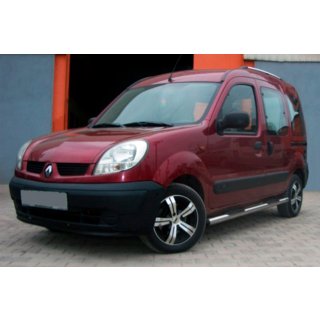 Tubi Laterali (2 pz, Acciaio Inox) Renault Kangoo 1998-2008 foto 2