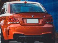 BMW 1 Series E81/E82/E87/E88 2004-2011 Spoiler P-Style (per E82, Nero Lucido) foto 1