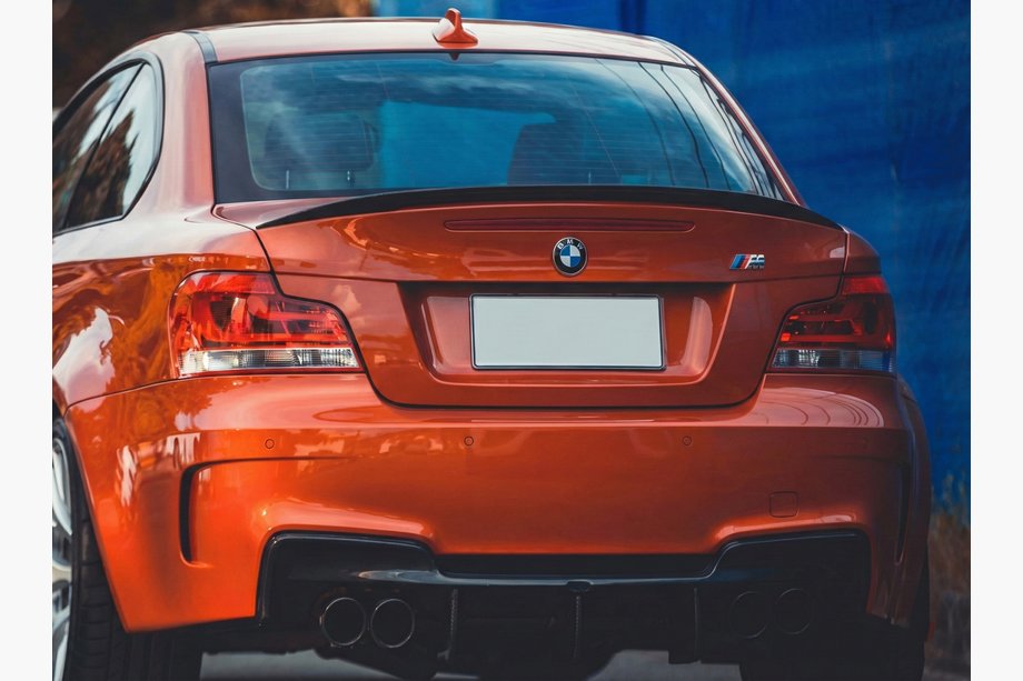 BMW 1 Series E81/E82/E87/E88 2004-2011 Spoiler P-Style (per E82, Nero Lucido) Image