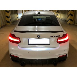 Spoiler stile M4 (per F22, nero lucido) foto 1