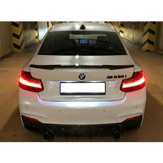 Spoiler stile M4 (per F22, nero lucido)
