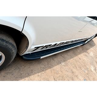 Pedane Laterali Duru (2 pz, Alluminio) Volkswagen T5 Transporter 2003-2010 foto 1