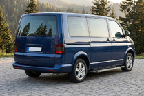 Volkswagen T5 Multivan 2003–2010 Pedane Laterali RedLine V1 (2 pz, Alluminio) Passo Lungo foto 1