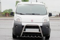 Fiat Fiorino/Qubo 2008-2024 Protezione Anteriore WT006 (Acciaio Inox) foto 1