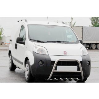 Protezione Anteriore WT006 (Acciaio Inox) Fiat Fiorino/Qubo 2008-2024 foto 2
