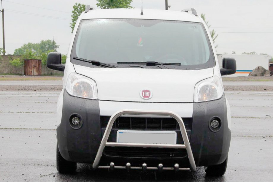 Fiat Fiorino/Qubo 2008-2024 Protezione Anteriore WT006 (Acciaio Inox) Image