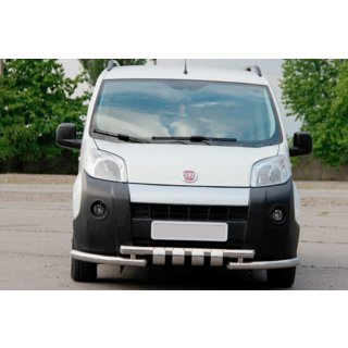 Protezione Anteriore Shark Acciaio Inox Fiat Fiorino/Qubo 2008-2024 foto 1