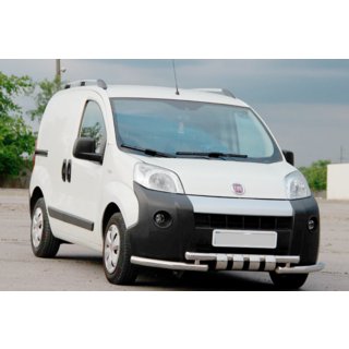 Protezione Anteriore Shark Acciaio Inox Fiat Fiorino/Qubo 2008-2024 foto 2