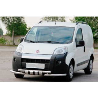 Protezione Anteriore Shark Acciaio Inox Fiat Fiorino/Qubo 2008-2024 foto 3