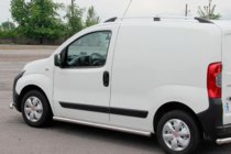 Peugeot Bipper 2008-2017 Barre Laterali Ø60 (2 pz, Acciaio Inox) foto 1