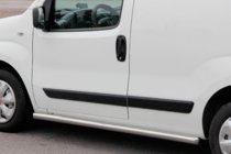 Peugeot Bipper 2008-2017 Barre Laterali Ø60 (2 pz, Acciaio Inox) foto 2
