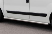 Peugeot Bipper 2008-2017 Barre Laterali Ø60 (2 pz, Acciaio Inox) foto 3