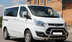 Ford Custom 2013-2022 Paraurti Anteriore WT003 (Acciaio Inox) foto 4