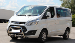 Ford Custom 2013-2022 Paraurti Anteriore WT003 (Acciaio Inox) foto 3