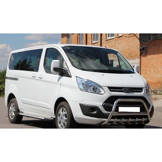 Paraurti Anteriore WT003 (Acciaio Inox) Ford Custom 2013-2022 foto 4