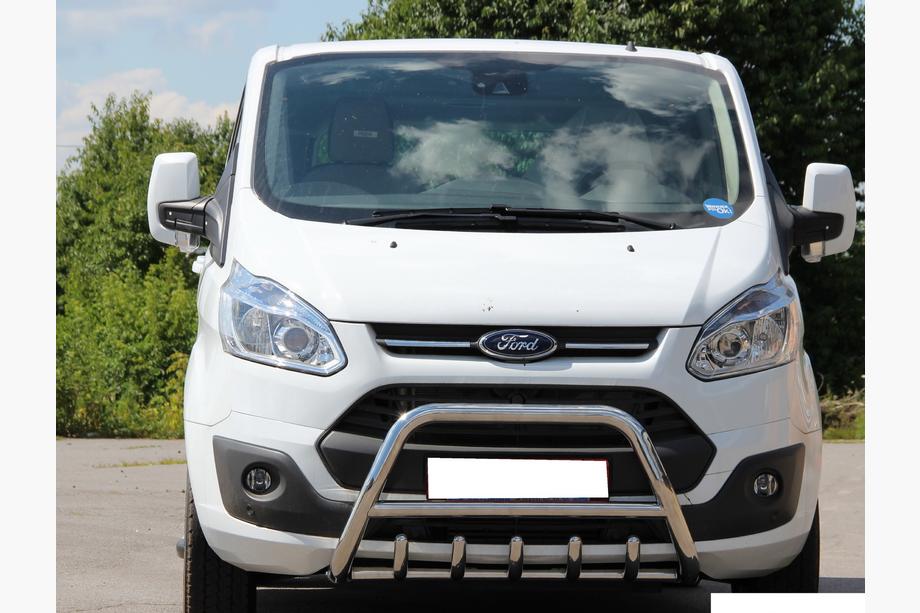 Ford Custom 2013-2022 Paraurti Anteriore WT003 (Acciaio Inox) Image