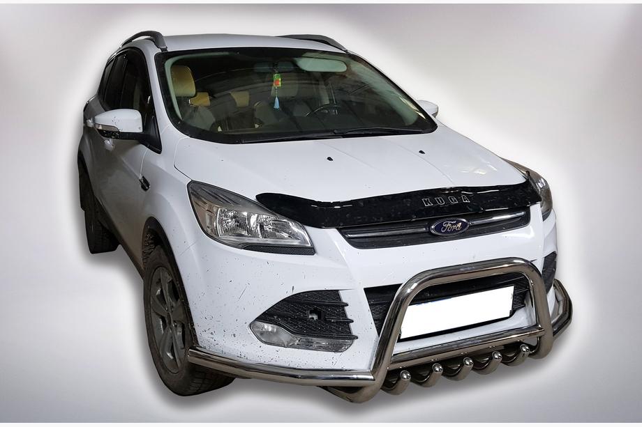 Ford Kuga/Escape 2013-2019 Paraurti tubolare anteriore WT003-Exclusive (acciaio inox) Foto 2