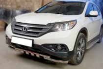 Honda CRV 2012-2016 Protezione Anteriore Shark Acciaio Inox foto 2