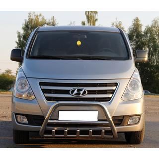 Paraurti Anteriore WT003 (Acciaio Inox) Hyundai H300, H1, Starex 2008-2020 foto 1