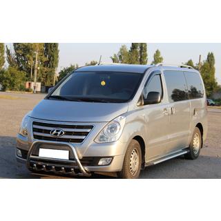 Paraurti Anteriore WT003 (Acciaio Inox) Hyundai H300, H1, Starex 2008-2020 foto 2