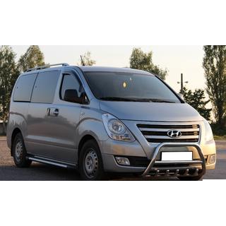 Paraurti Anteriore WT003 (Acciaio Inox) Hyundai H300, H1, Starex 2008-2020 foto 3