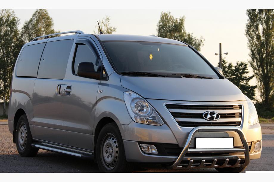 Hyundai H300, H1, Starex 2008-2020 Paraurti Anteriore WT003 (Acciaio Inox) Foto 3