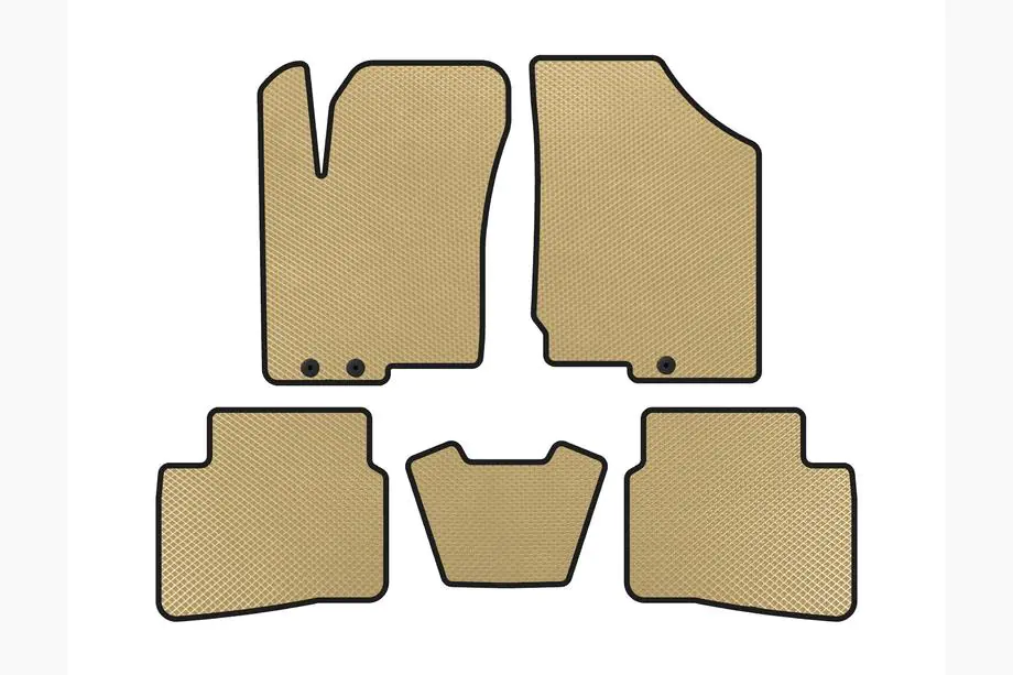 Kia Forte 2008–2024 Tappetini EVA (2008-2012, Beige) Foto 1