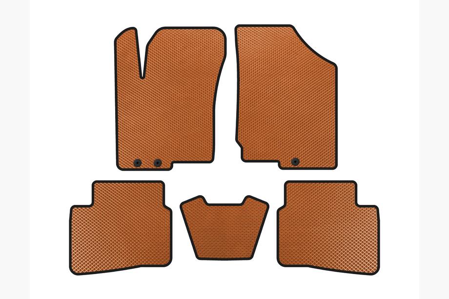 Kia Forte 2008–2024 Tappetini EVA (2008-2012, Arancione) Foto 1