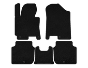 Kia Forte 2008–2024 Tappetini in tessuto Deluxe (2012-2016, Nero) foto 1