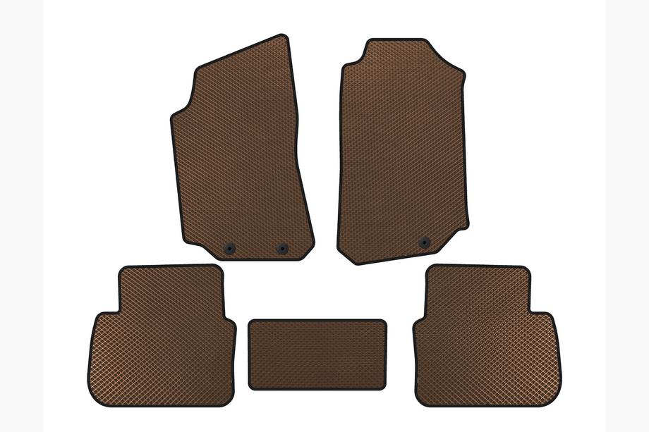 Saab 9-5 1997-2010 Tappetini EVA (Marrone) Image