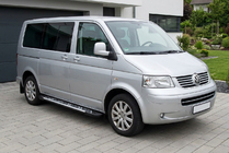 Volkswagen T5 Caravelle 2004-2010 Pedane Laterali Sunrise (2 pz, Alluminio) foto 1
