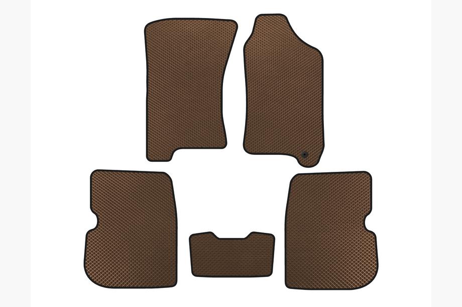 Subaru Forester 1997-2002 Tappetini EVA (Guida a Destra, Marrone) Image