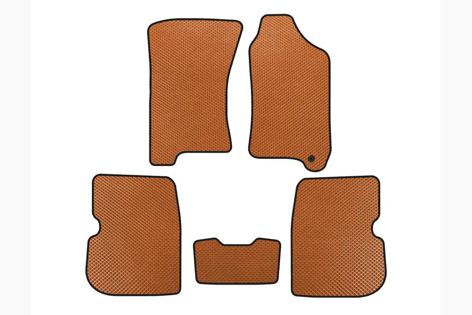Subaru Forester 1997-2002 Tappetini EVA (Guida a destra, Arancione) Foto 1
