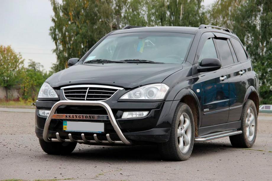 SsangYong Action 2005-2018 Parabullbar WT004 Acciaio Inox Foto 2