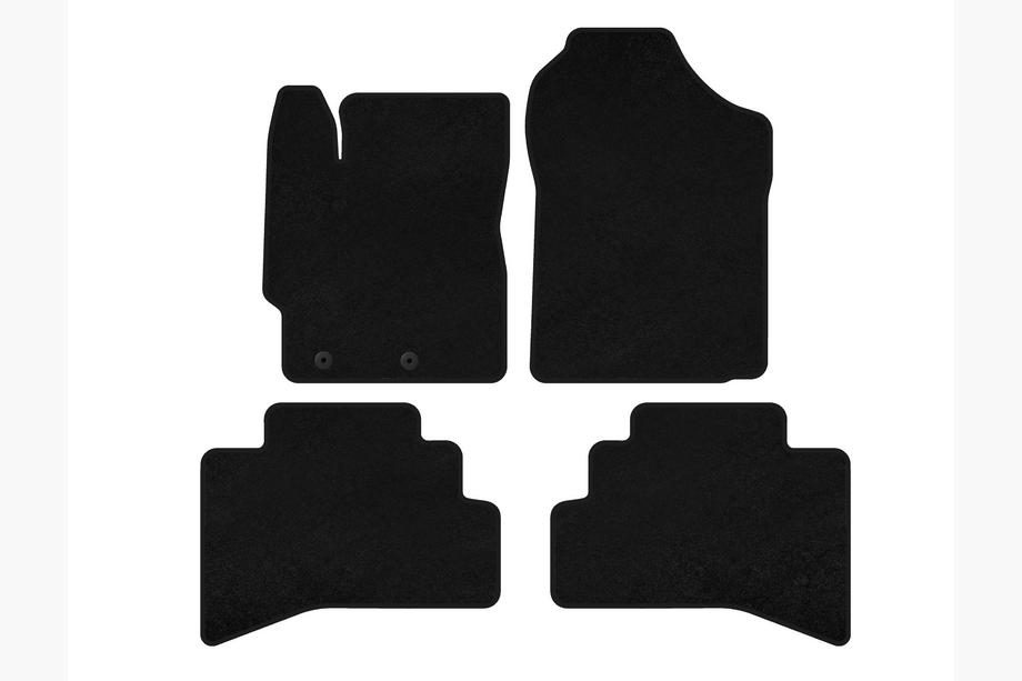 Toyota Prius C 2012-2019 Tappetini in tessuto Premium (Nero) Image