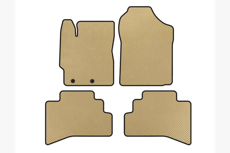 Toyota Prius C 2012-2019 Tappetini EVA (Beige) Image
